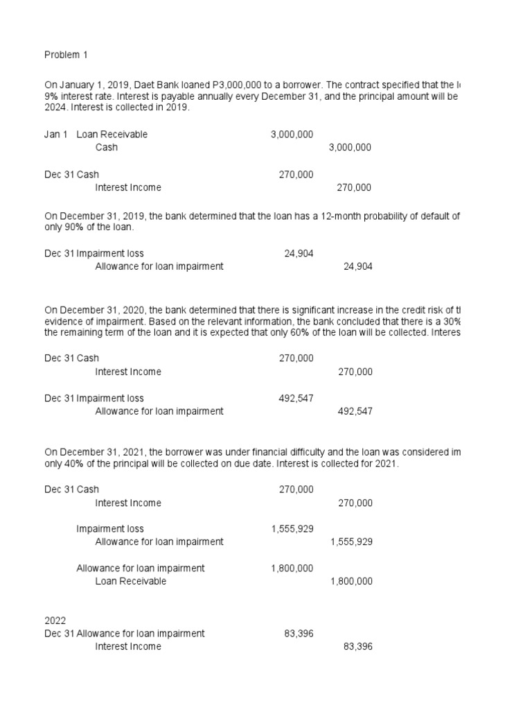 3 Stages Ecl Pdf Loans Interest