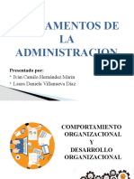 TEORIA COMPORTAMIENTO ORGANIZACIONAL Y DO