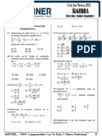 Álgebra - 09 de Febrero