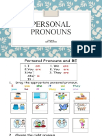 Personal Pronouns: Sixth Grade Let'S Practice