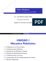 1.5 Transformaciones de Lorentz