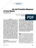 Health Hazards and Preventive Measures of Farm Women: Emerging Issues