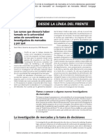 01) McDaniel, Carl. (2011). El rol de la investigación de mercados en la toma decisiones gerenciales y El proceso de investigación de mercados en Investigación de mercados. México Cengage Learnin (1)