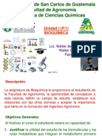 Unidad 1 (P.1 Bioquímica 2S 2018 USAC WDLR)