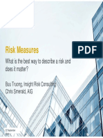 Risk Measures: What Is The Best Way To Describe A Risk and Does It Matter?