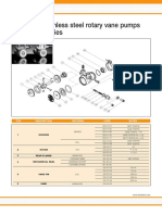 Fluid o Tech Mo 50 200 Rotary Vane Pump Spare Parts
