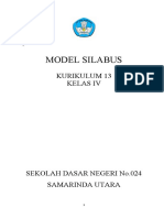 Model Silabus Tematik - SD
