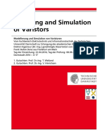 Modeling and Simulation of Varistors