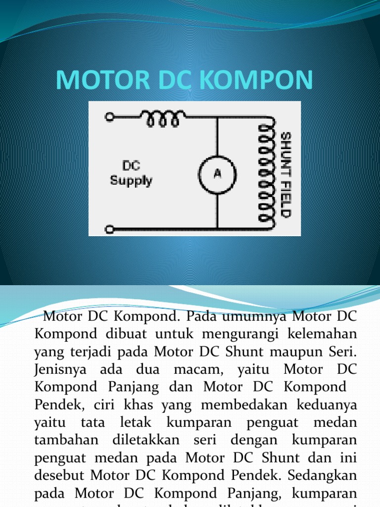 Motor DC Kompon PDF