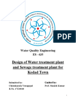 Design of WTP and STP