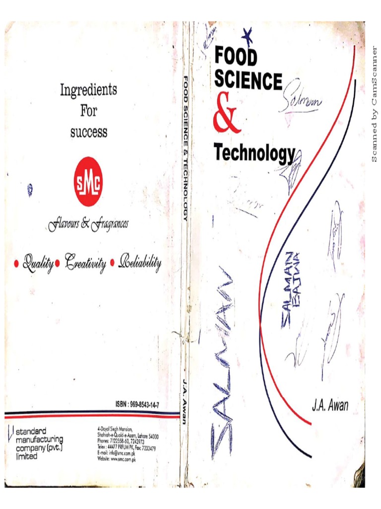 Introduction To Food Science and Technology (J. Awan) PDF