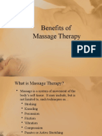 Benefits of Massage Therapy