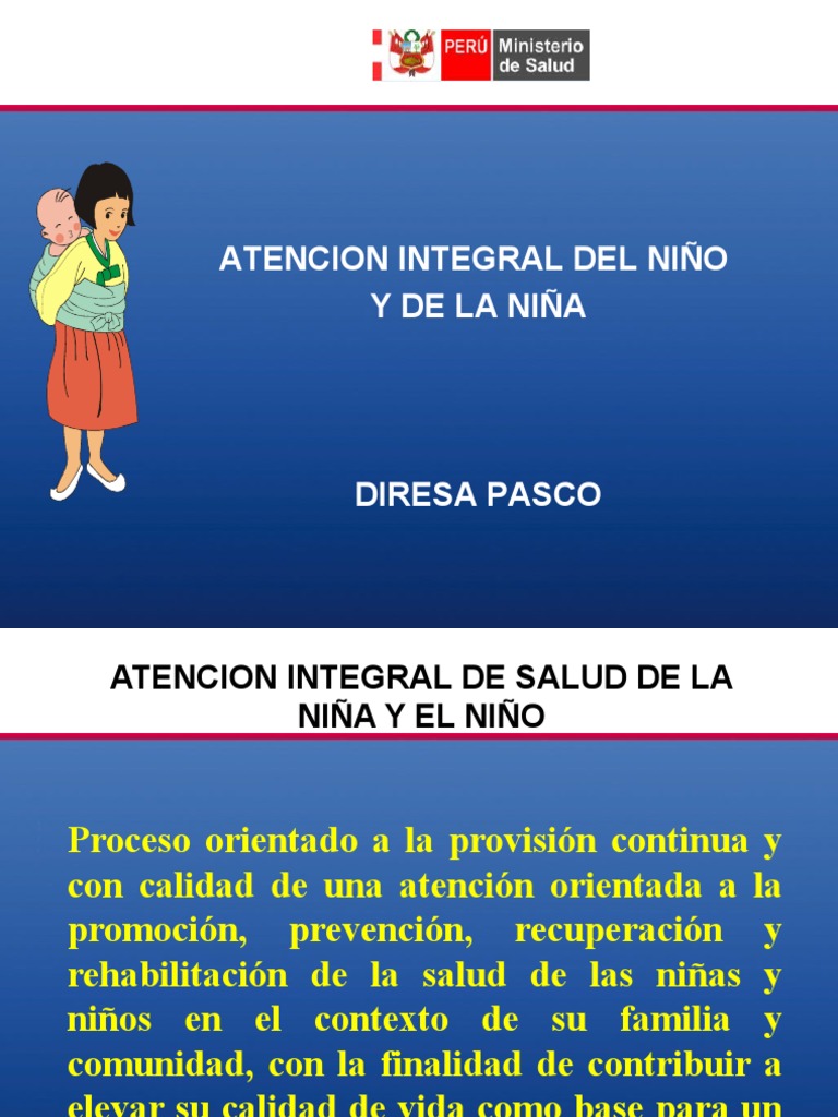Atención Integral Del Nino y de La Nina | Descargar gratis PDF | Parto ...