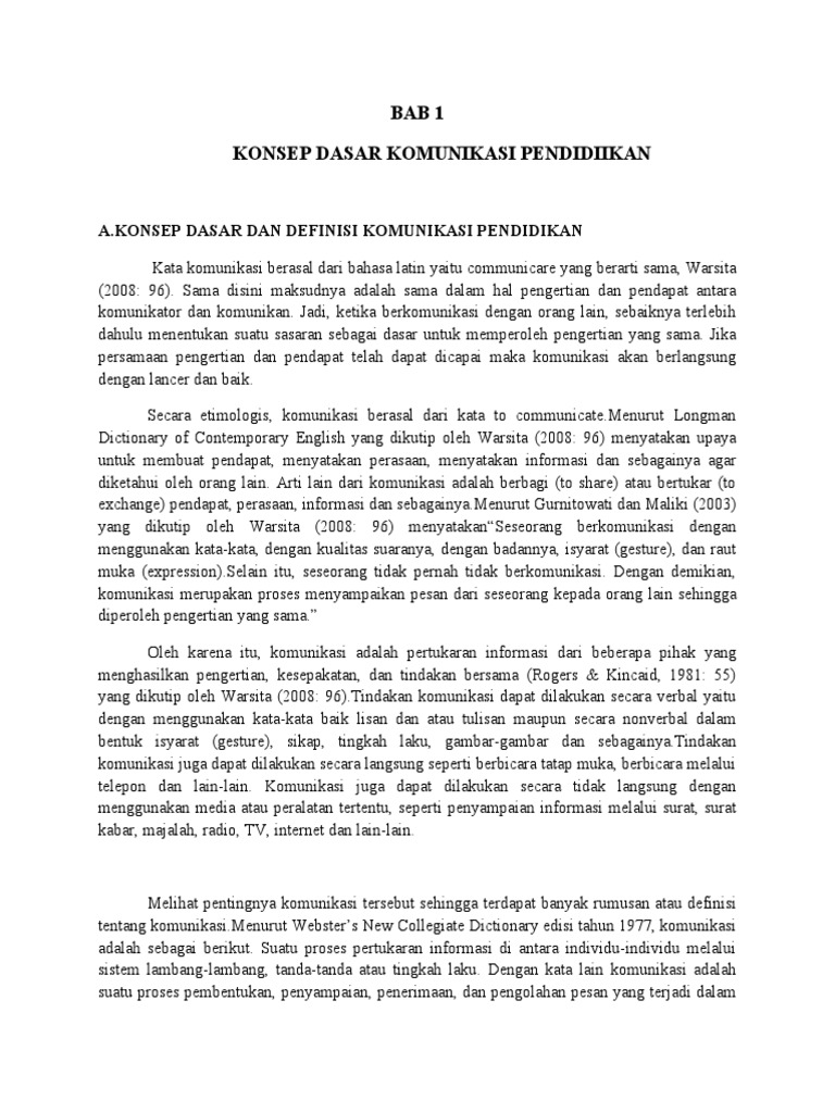 Pengantar Komunikasi Pendidikan Pdf