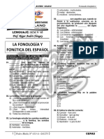 LENGUAJE - 5 - La Fonología y Fonética Del Español