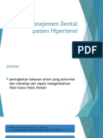 Manajemen Dental Pasien Hipertensi