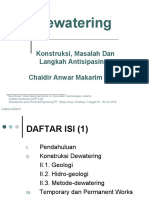 Dewatering Konstruksi: Langkah Antisipasi Masalah