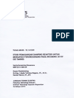 Studi Pemasangan Damping Reaktor Untuk Mengatasi Feroresonansi Pada Incoming 20 KV Gis Tandes