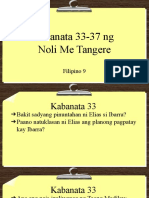 Kabanata 33-37 NG Noli Me Tangere