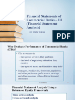 Financial Statements of Commercial Banks III
