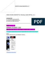 Hana Studio 120: HANA STUDIO DESKTOP For Windows (x64) INSTALL v1.1
