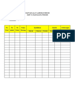 Format b2 Daftar Alat