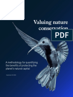 Valuing Nature Conservation