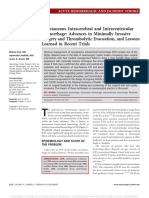 Spontaneous Intracerebral and Intraventricular Hemorrhage