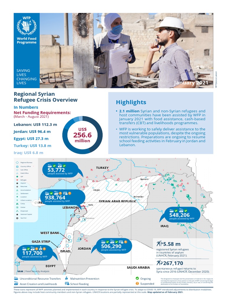 Syrian Refugee Response Regional Overview January 2021 | PDF