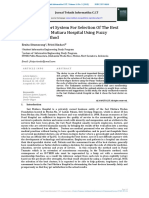 Decision Support System For Selection of The Best Doctors in Sari Mutiara Hospital Using Fuzzy Tsukamoto Method