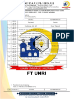 Rundown Acara Pelantikan Dan Upgrading Pengurus Ukmi Darul Hijrah Ft Unri Periode 2021