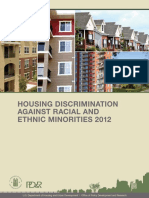 Housing Discrimination Against Racial and Ethnic Minorities 2012