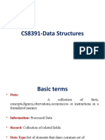 UNIT I Data Stuctures