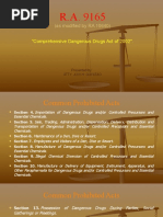 (As Modified by RA 10640) : "Comprehensive Dangerous Drugs Act of 2002"