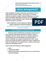 Dieta Ketogenica Meniu Lista Alimente Permise Interzise PDF