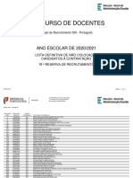 Lista definitiva de não colocação Grupo 300 - Português
