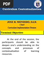 Curriculum Contextualization