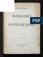 1935 Marxismo y Antimarxismo Ensayo Julian Besteiro