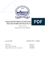 Smart Monitoring of The Train and Train Tracks To Prevent Railway Hazards