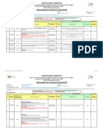 Observations & Comments Sheet (OCS) : Qatar Olympic Committee