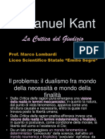 Immanuel Kant - 7 Giudizio