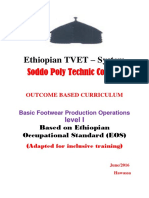 Annex 1.1b Level I Curriclum For Soddo Polytechnic College