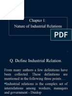 Lecture-01, Nature of Industrial Relations