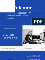 Victor Metlege - Value of Business