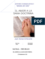 El Amor A La Sana Doctrina