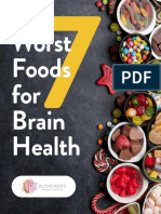 Worst Foods For Health Brain