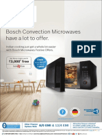 Bosch Convection Microwaves Have A Lot To Offer