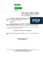 Port. 42 - Nomeia Luis Gustavo Interino Do Controle Interno