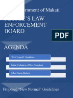 City Government of Makati: People'S Law Enforcement Board