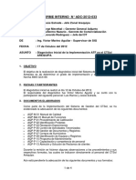 Informe ADC-2012-033 Diagnóstico Inicial de la Implementación ATF en el CTSol 